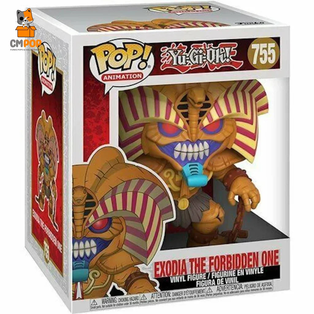 Exodia The Forbidden One - #755- Funko Pop! Deluxe Animation Yu-Gi-Oh Pop