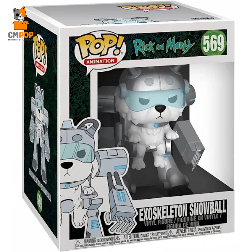 Exoskeleton Snowball- #569 - Funko Pop! Animation Deluxe Rick And Morty Pop