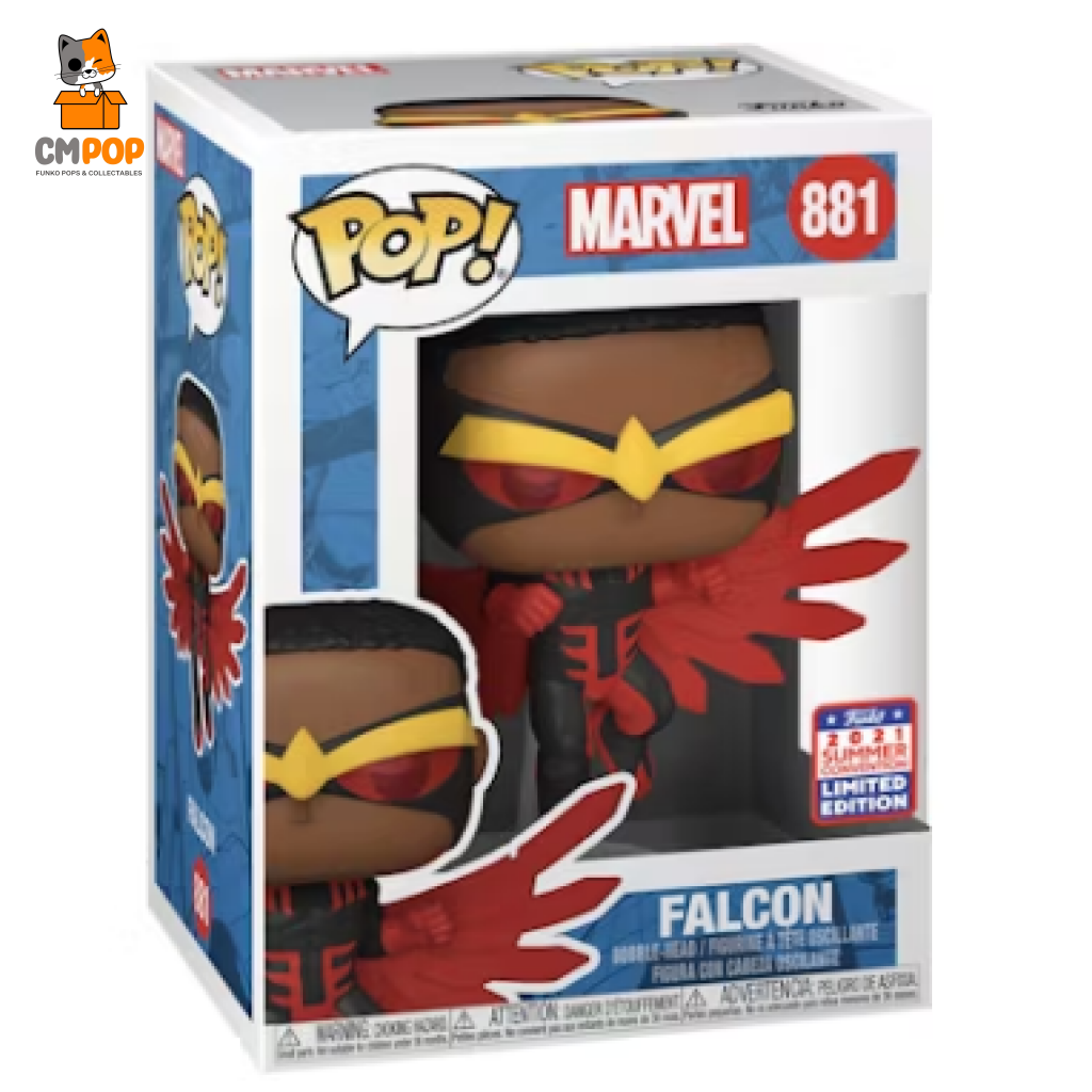 Falcon - #881- Funko Pop! Marvel 2021 Summer Con Exclusive Pop