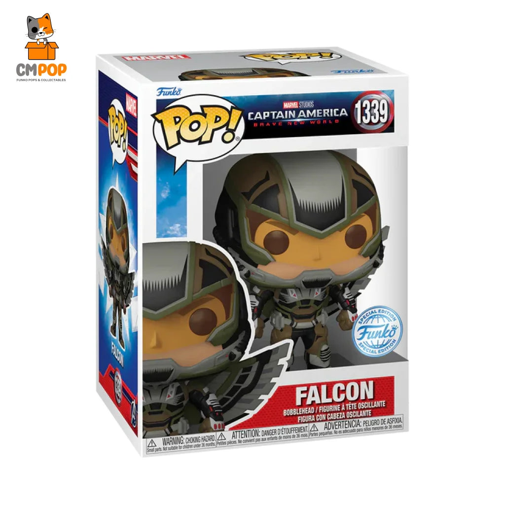 Falcon (Retro) - #1339 Funko Pop! Marvel Captain America Brave New World Exclusive