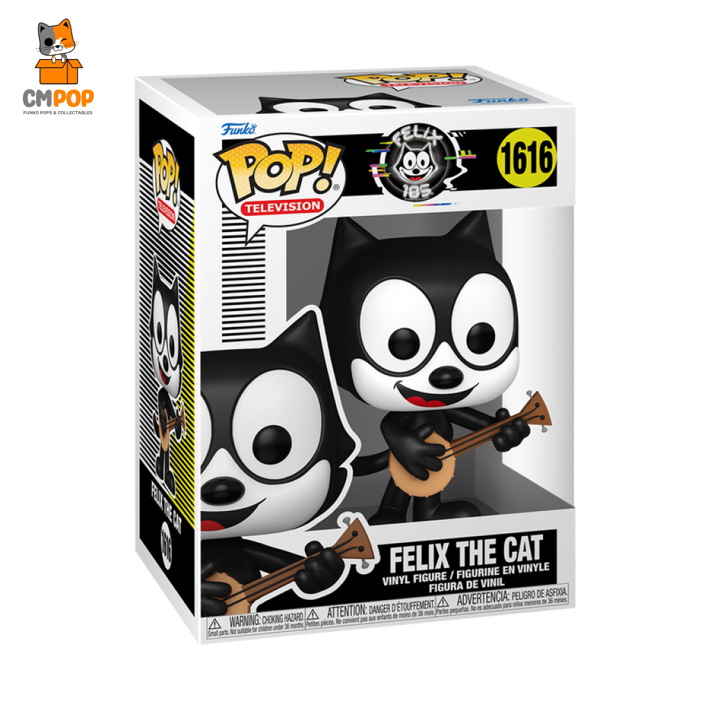 Felix The Cat With Banjo - #1616- Funko Pop! Television 105Th Anniversary Pop