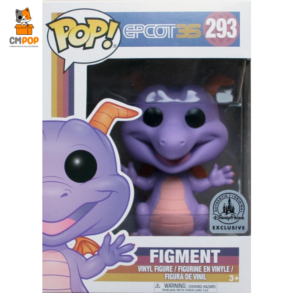 Figment - #293 Funko Pop! Epcot 35 Disney Parks Exclusive Pop