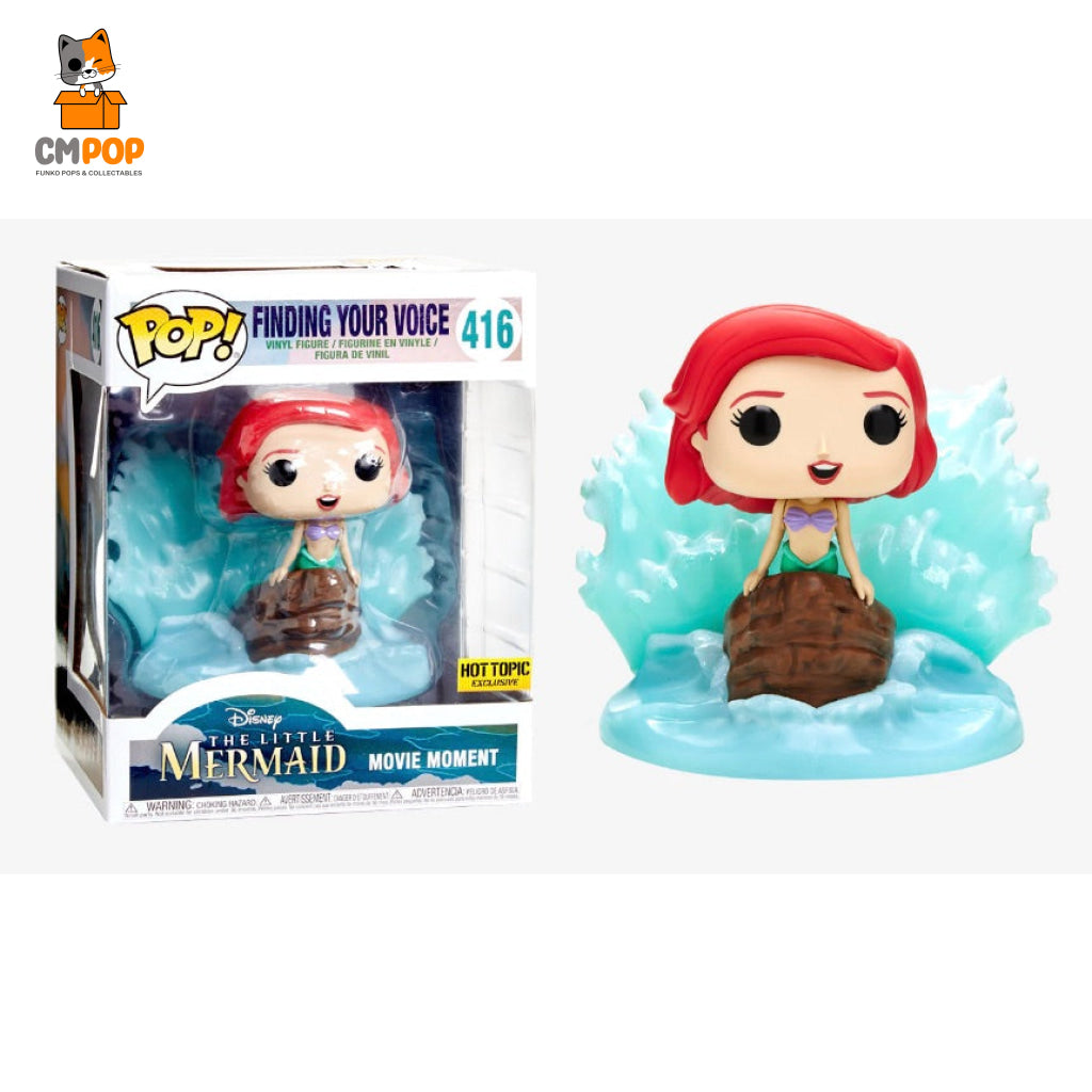 Finding Your Voice - #416 Funko Pop! Movie Moments Disney The Little Mermaid Hot Topic Exclusive Pop