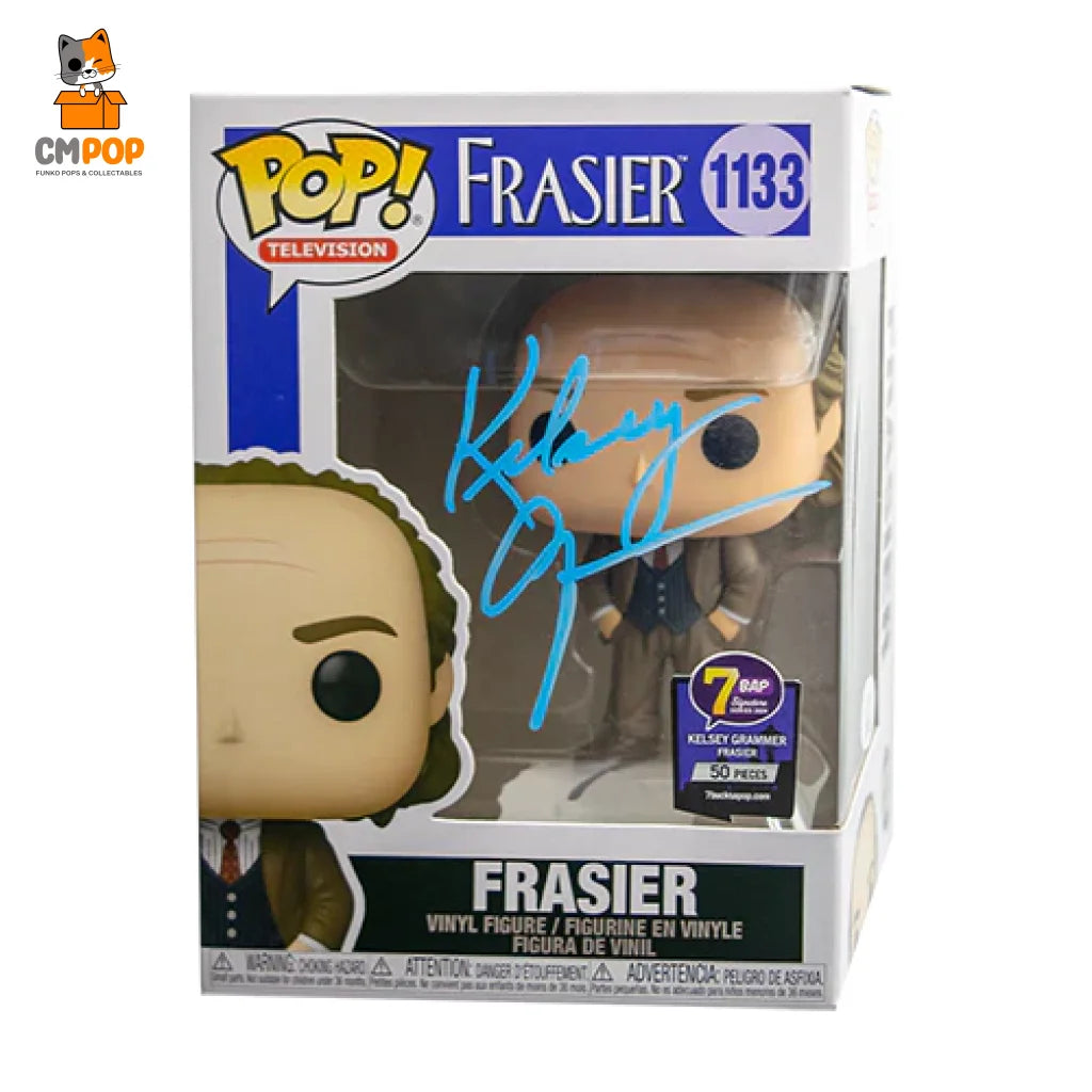 Fraiser #1133 - Funko Pop! Television Signed By Kelsey Grammer (50 Pcs) Certified Pop