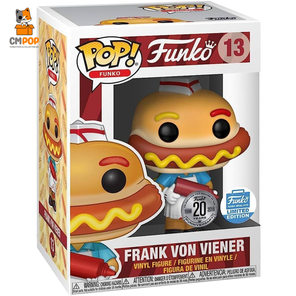 Frank Von Viener - #13 Funko Pop! Limited Edition 20 Years Funniversary