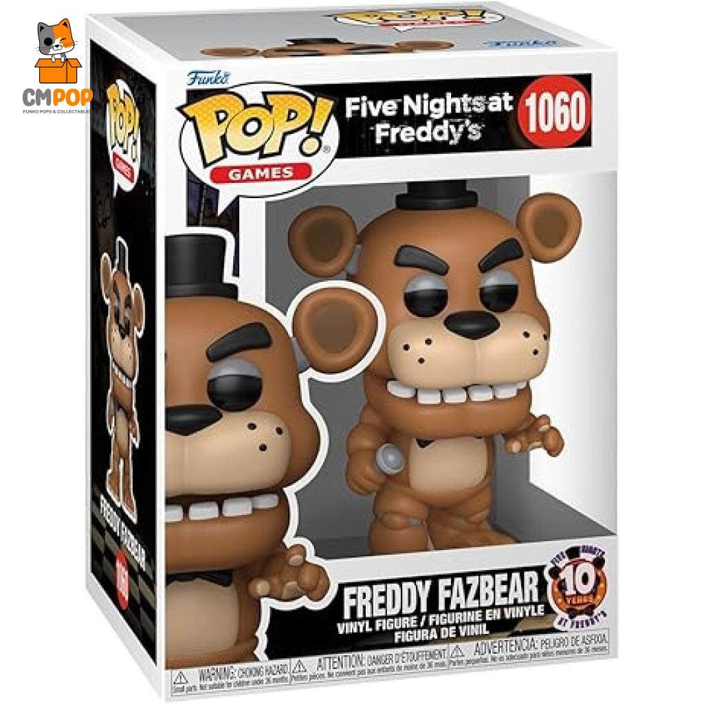 Freddie Fazbear - #1060 Funko Pop! Games Five Nights At Freddie’s Pop