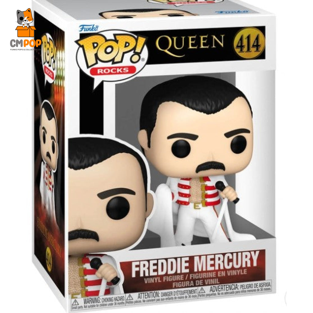 Freddie Mercury With Cape - #414 Funko Pop! Rocks Queen