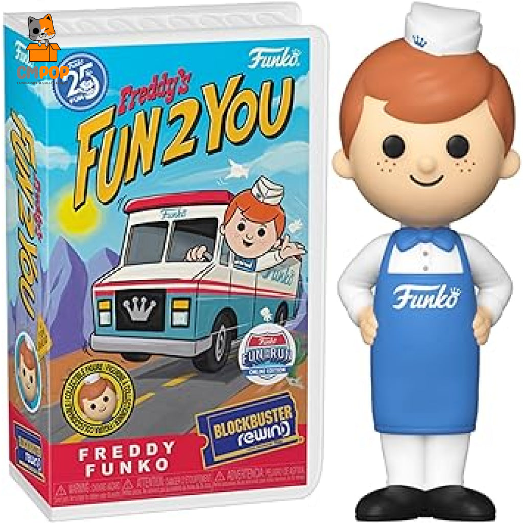 Freddy Fun 2 You Rewind Vhs Tape - Funko Pop