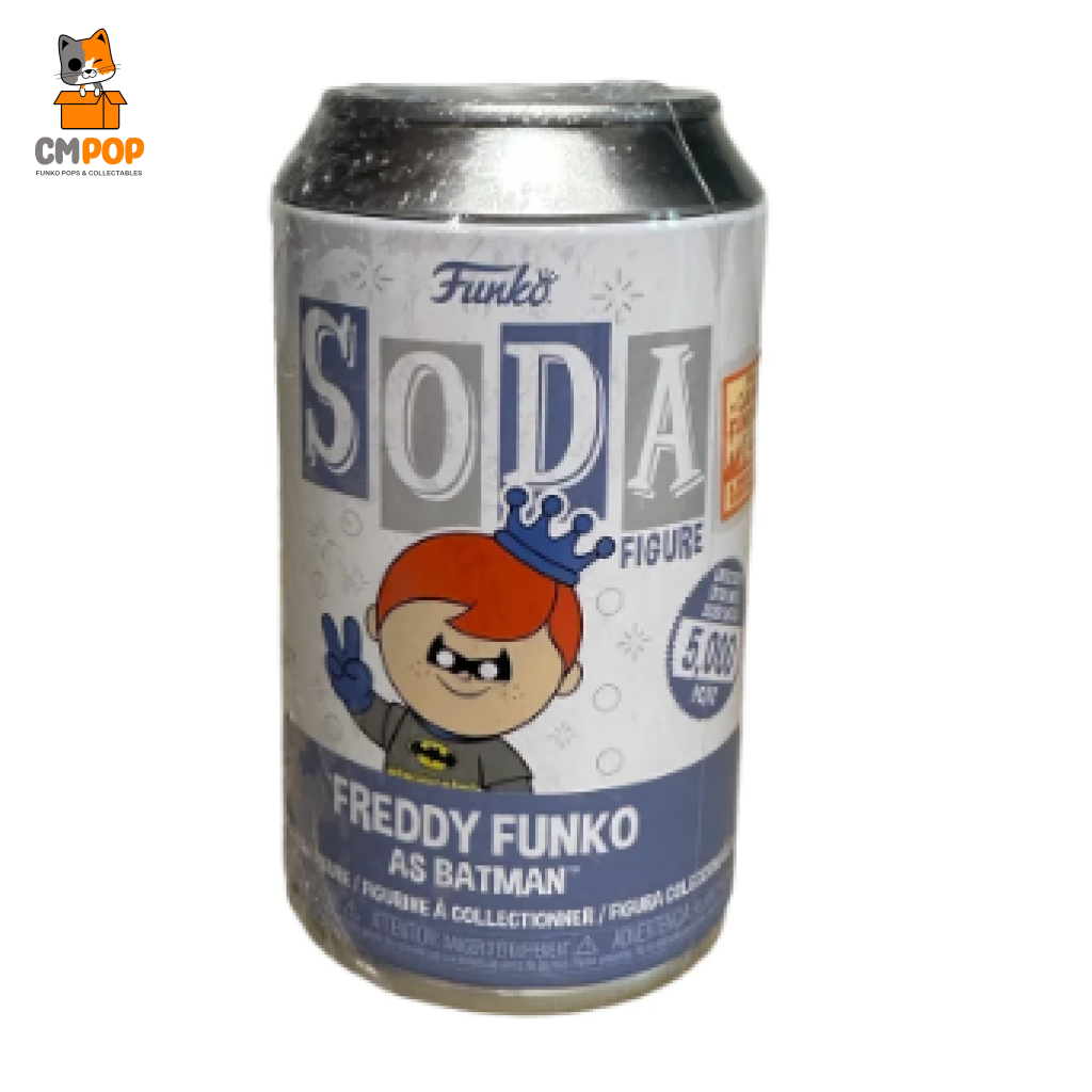 Freddy Funko As Batman - Vinyl Soda 5 000 Pieces Chance Of Chase