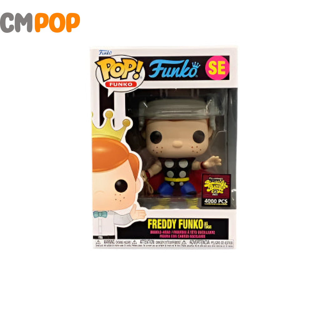 Freddy Funko as Thor - SE - Funko Pop! - Funko Fundays Blacklight Battle - 4,000 PCS Limited Edition Funko Pop