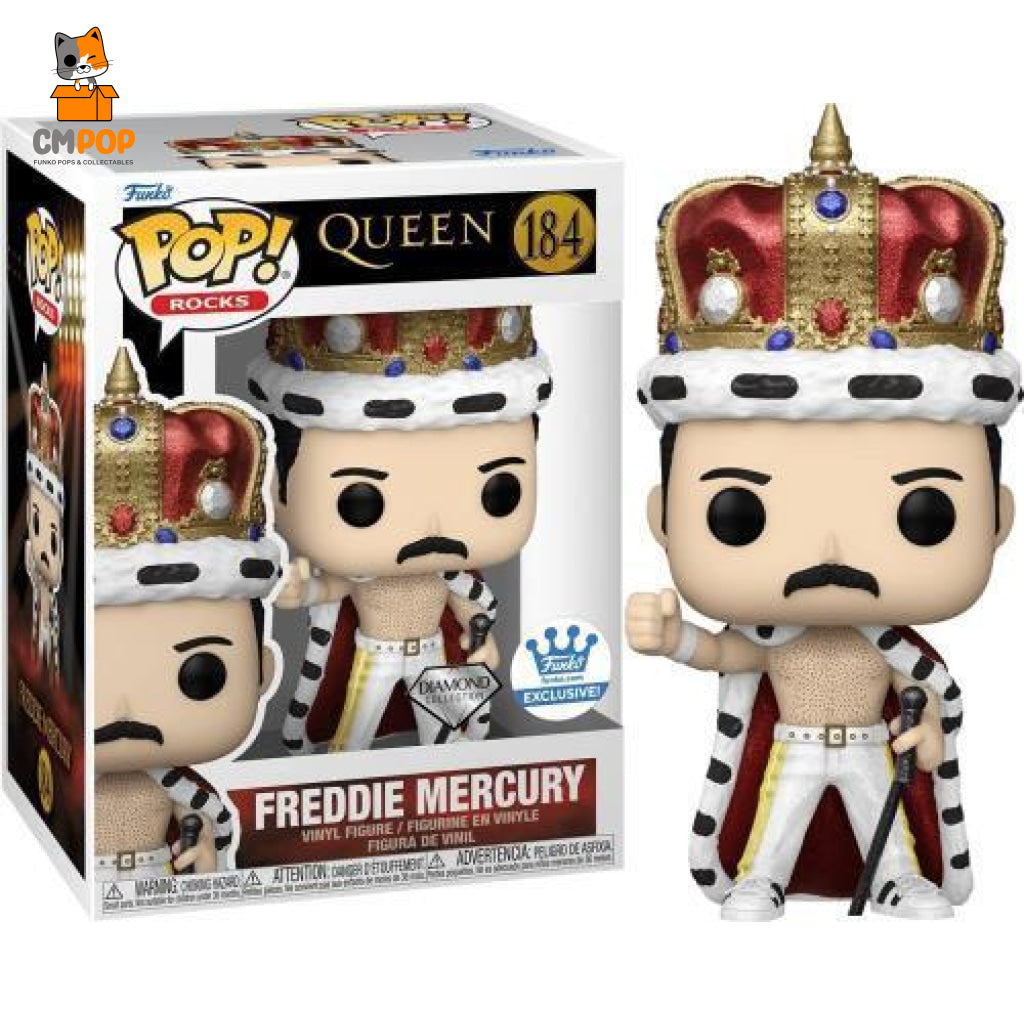 Freddy Mercury Diamond - #184 Funko Pop! Pop Rocks Exclusive