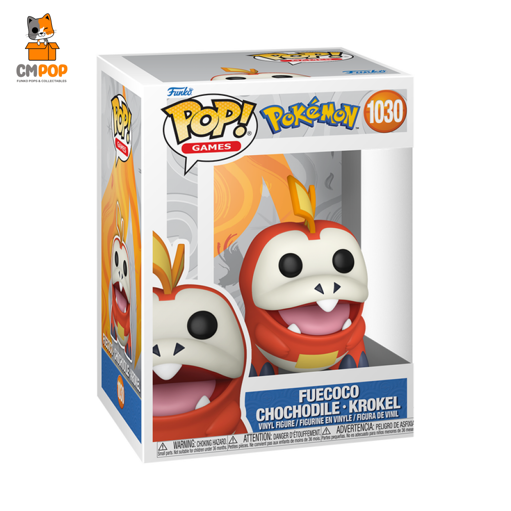 Fuecoco - #1030 Funko Pop! Games Pokémon Pop