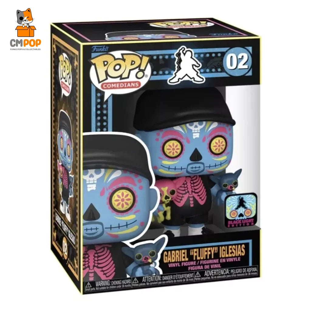 Gabriel ’Fluffy’ Iglesias - #02 Funko Pop! Comedians Black Light Edition Pop