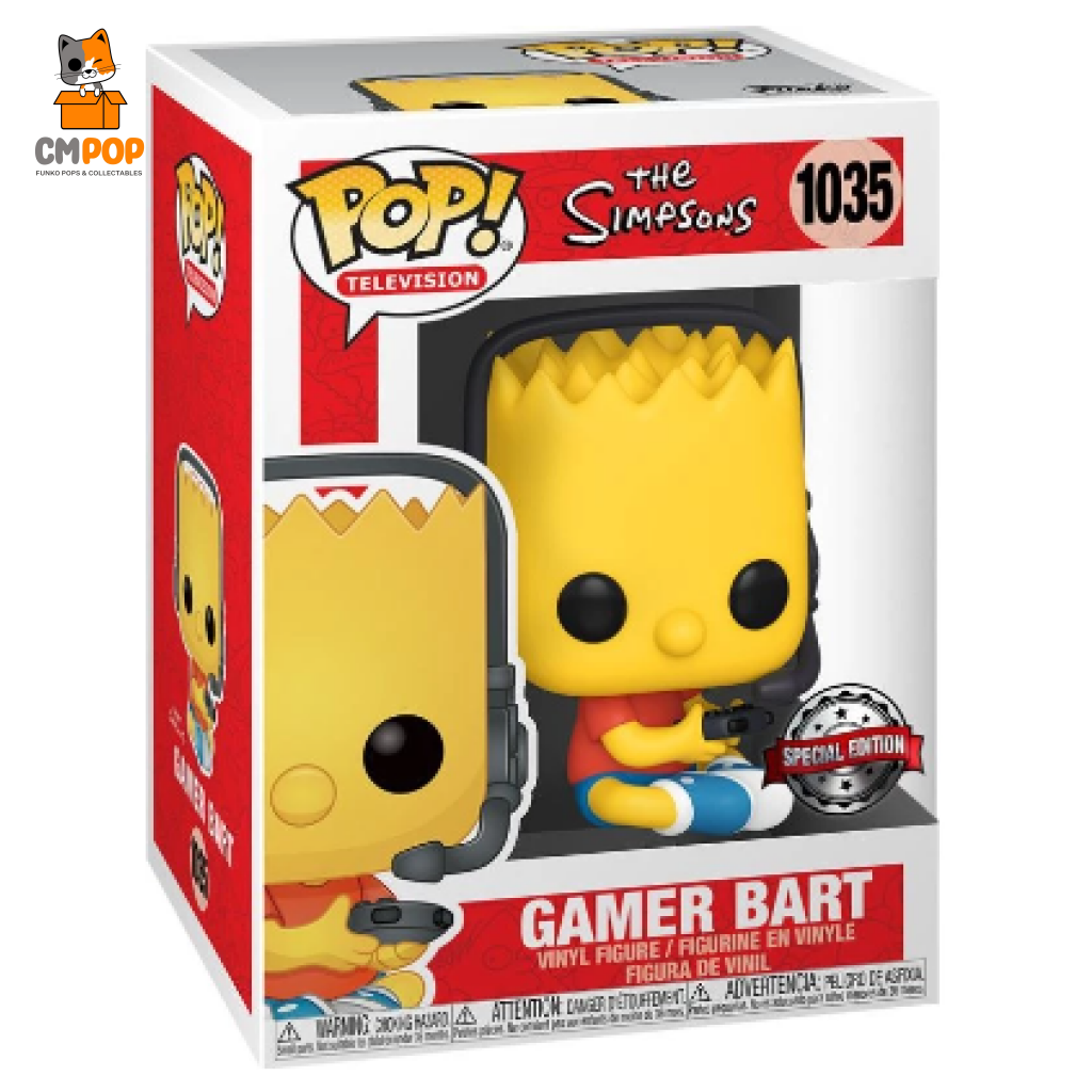 Gamer Bart - #1035 Funko Pop! The Simpsons Special Edition Exclusive Pop