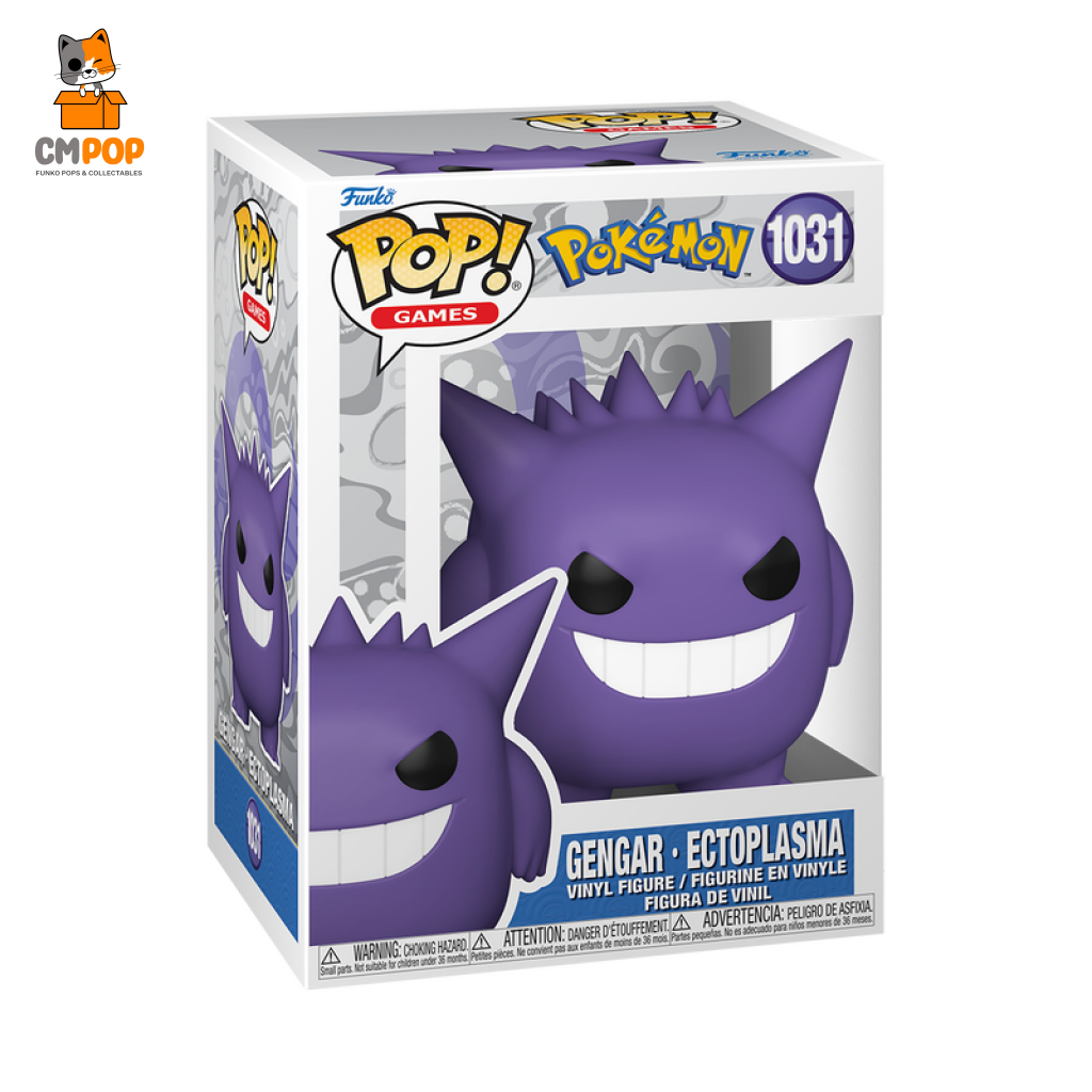 Gengar - #1031 Funko Pop! Games Pokémon Pop