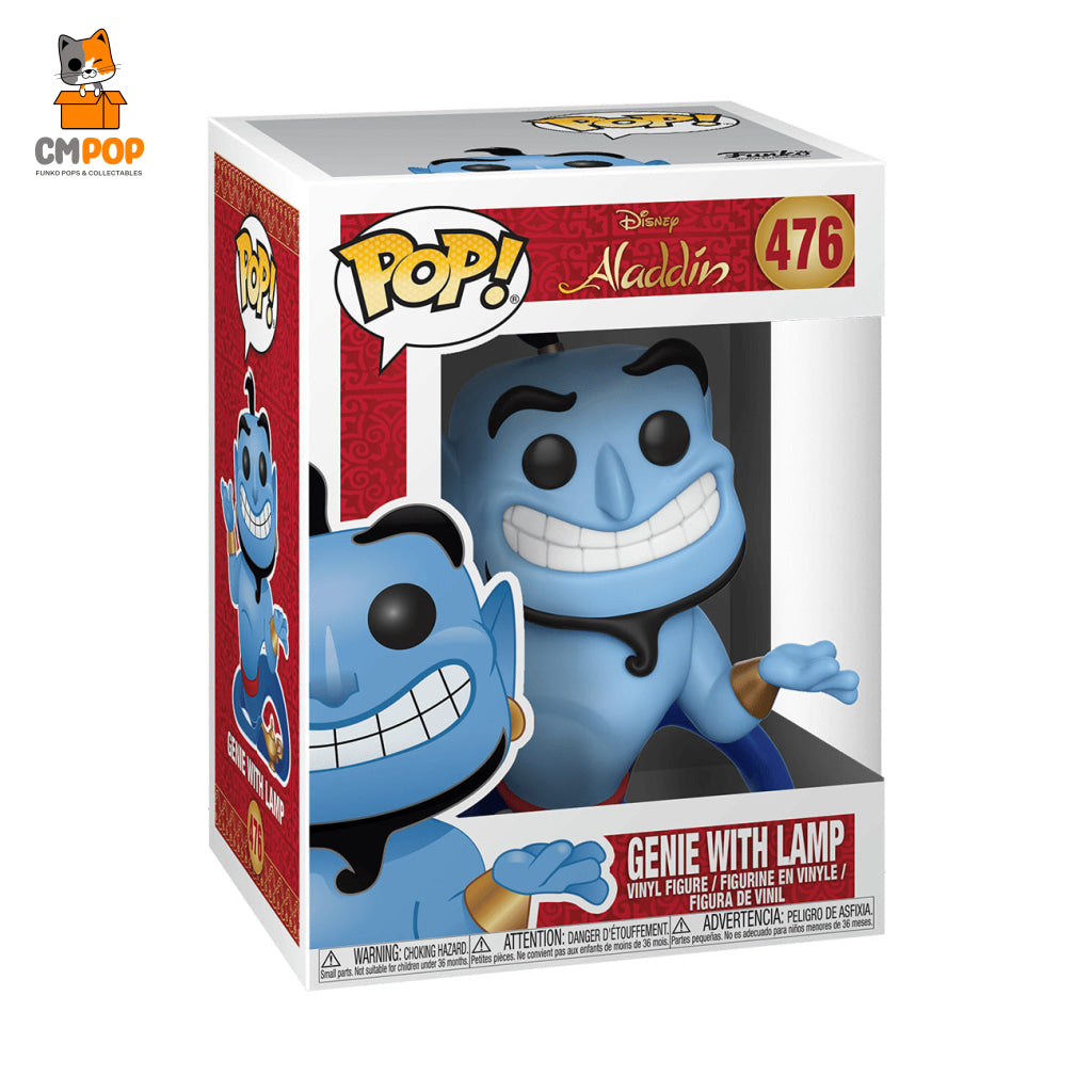 Genie With Lamp - #476 Funko Pop! Disney Aladdin Pop