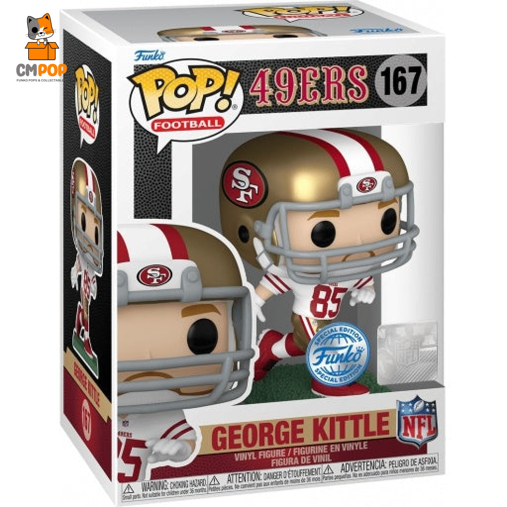 George Kittle - San Francisco 49Ers #167 Funko Pop! Nfl Sports Pop