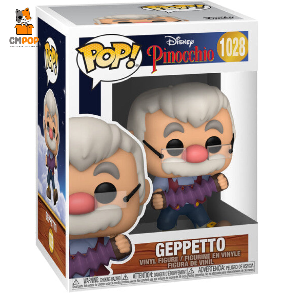 Geppetto - #1028 Funko Pop! Disney Pinocchio Pop