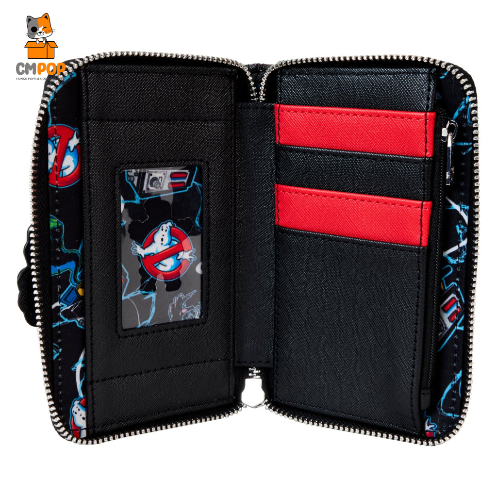 Ghostbusters Ecto One Zip Around Wallet - Loungefly