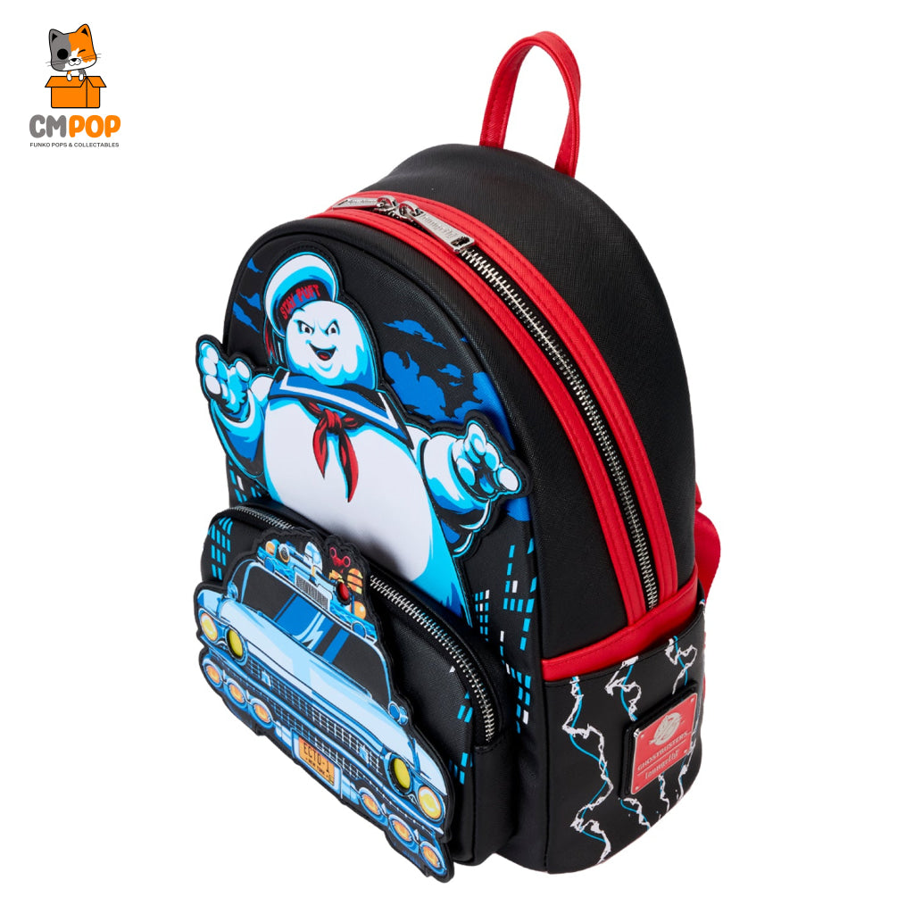 Ghostbusters Stay Puft Chasing Mini Backpack - Loungefly