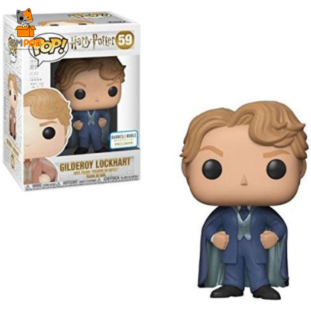 Gilderoy Lockhart - #59 Funko Pop! Harry Potter Barnes And Noble Exclusive