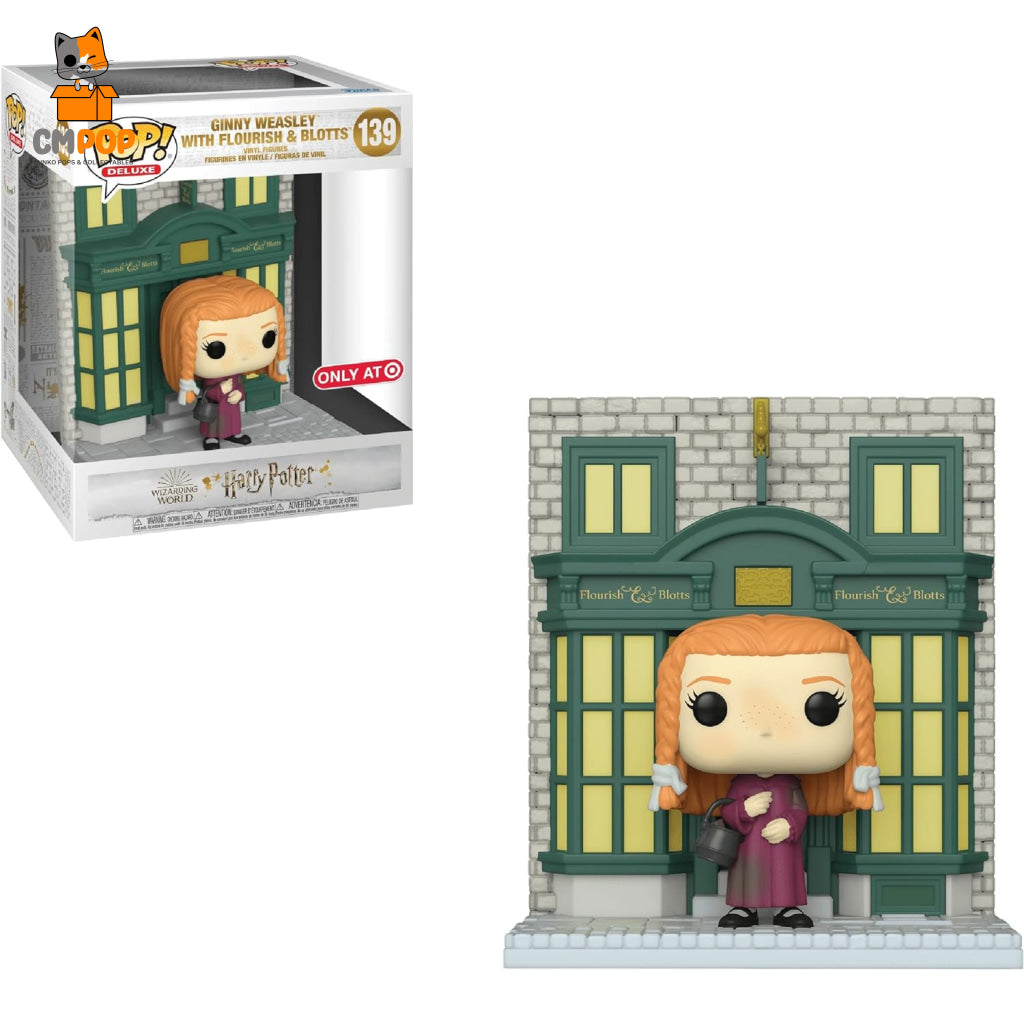 Ginny Weasley With Flourish And Blotts - #139 Funko Pop! Pop Deluxe Harry Potter Target Exclusive