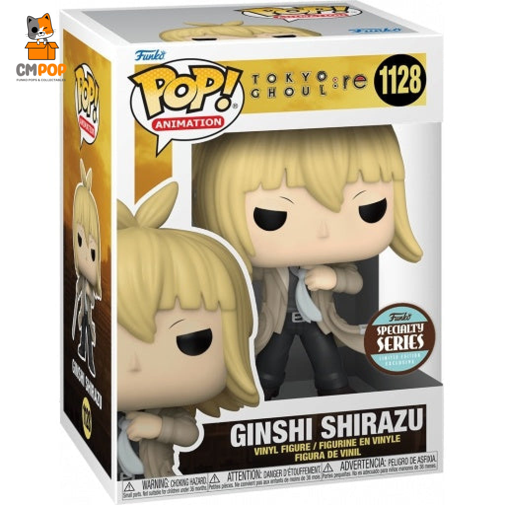 Ginshi Shirazu - #1128 Funko Pop! Tokyo Ghoul Specialty Series Pop