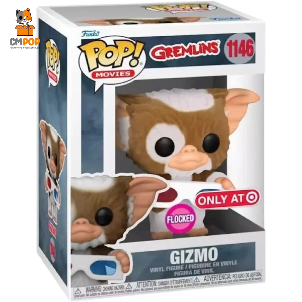 Gizmo - #1146 Funko Pop! Gremlins Horror Movies Flocked Target Exclusive Pop