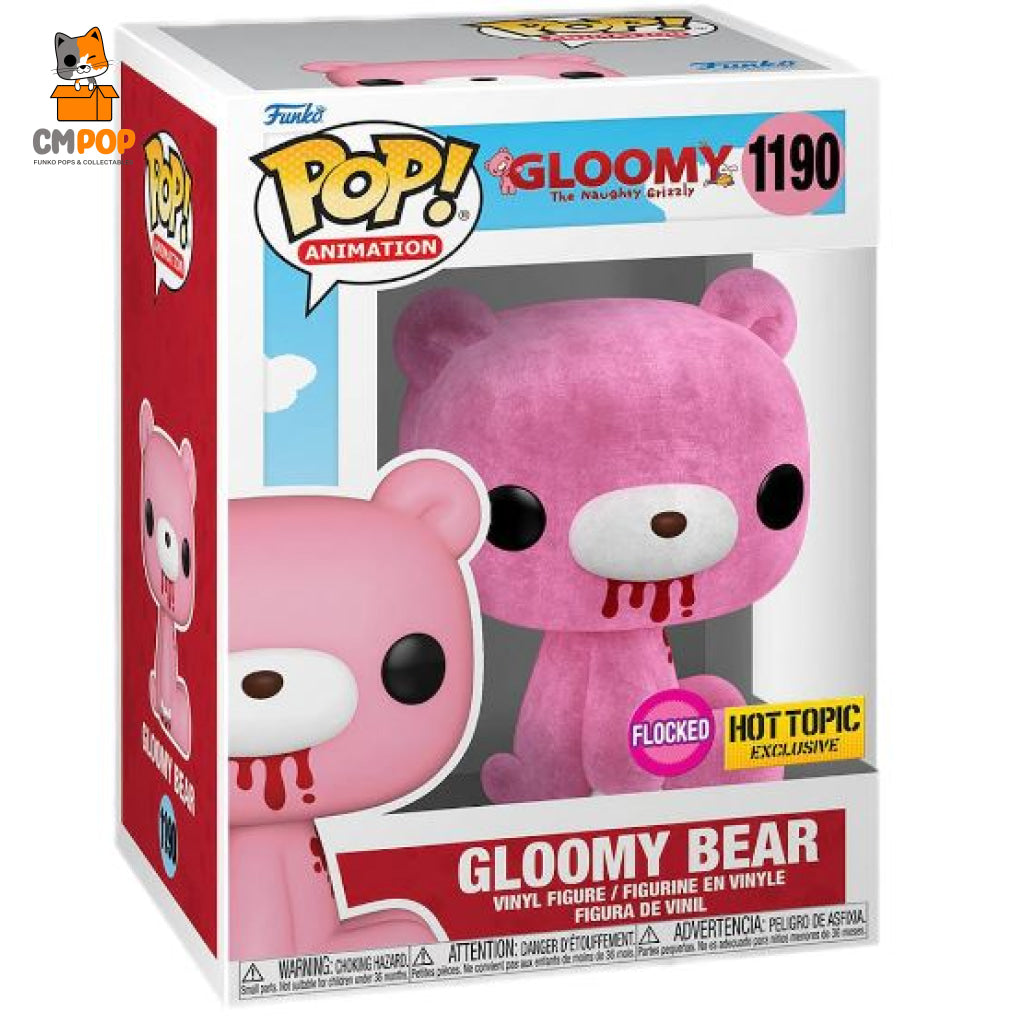 Gloomy Bear Flocked - #1190 Funko Pop! Hot Topic Exclusive Pop