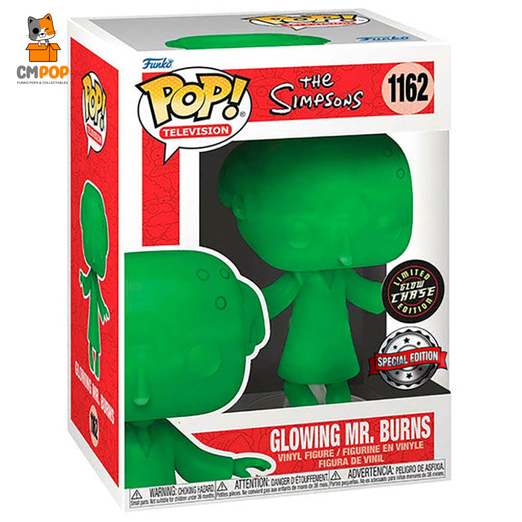 Glowing Mr Burns Chase - #1162 Funko Pop! The Simpson Pop