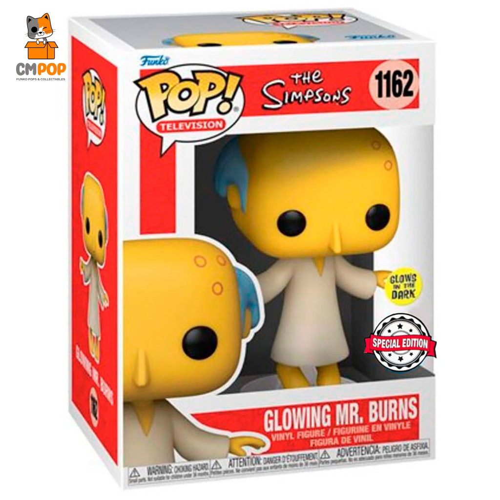 Glowing Mr Burns - #1162 Funko Pop! The Simpson Pop