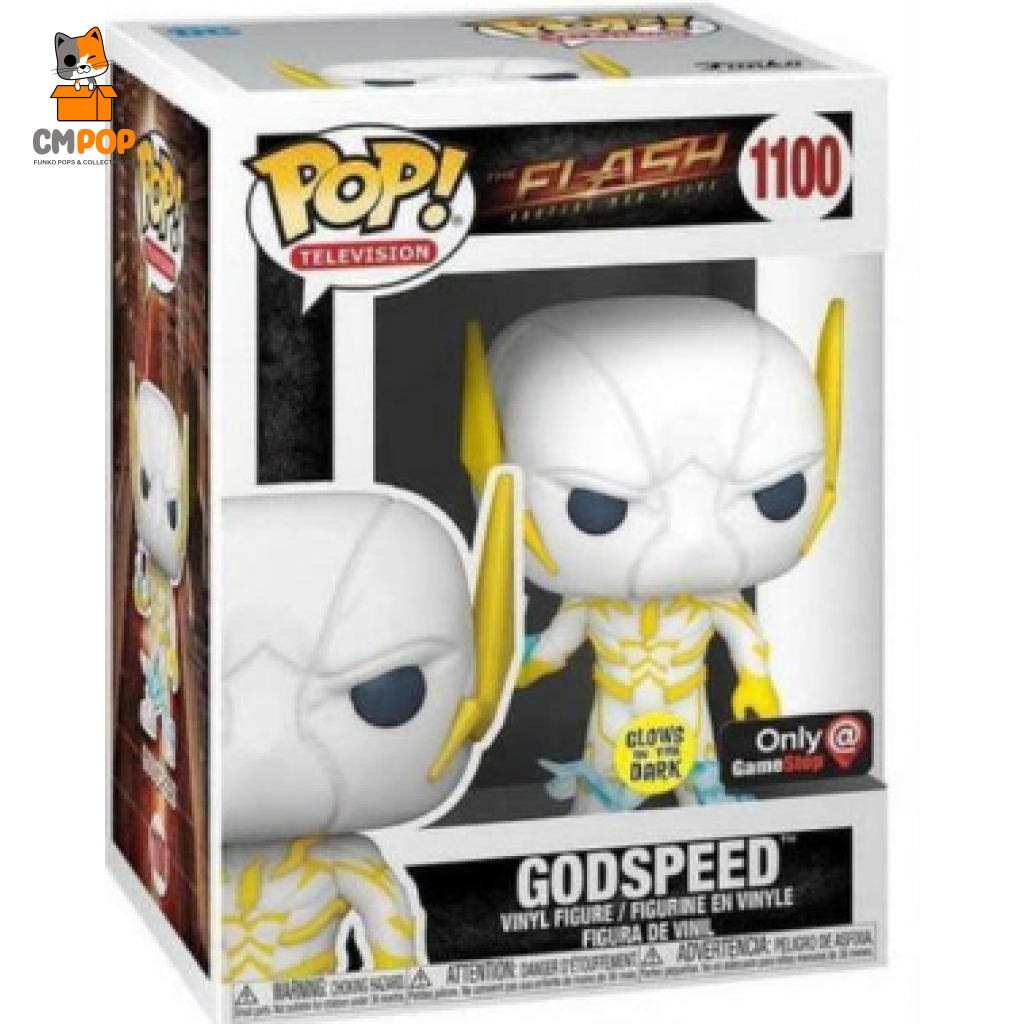 Godspeed - #1100 Funko Pop! Television Flash Glows In The Dark Gamestop Exclusive