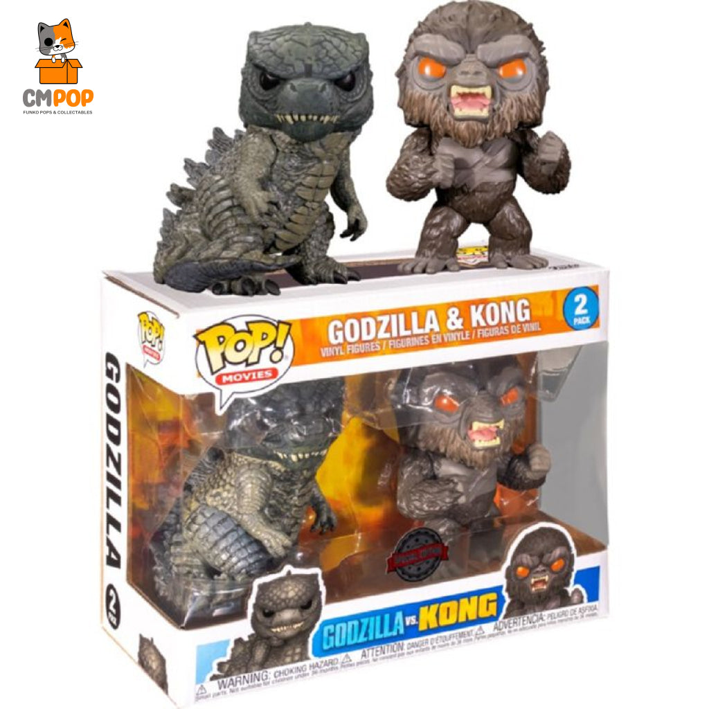 Godzilla & Kong - 2 Pack Funko Pop! Movies Vs Special Edition