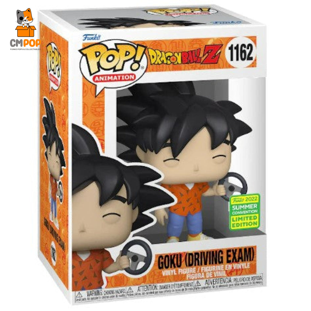 Goku Driving Exam - #1162 Funko Pop! Dragonball Z 2022 Summer Convention Exclusive Pop