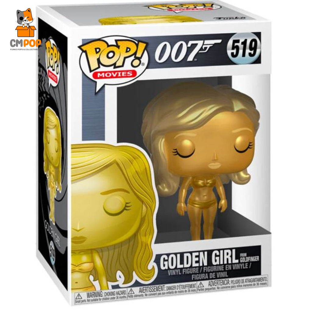 Golden Girl From Goldfinger - #519 Funko Pop! 007 Movies Pop