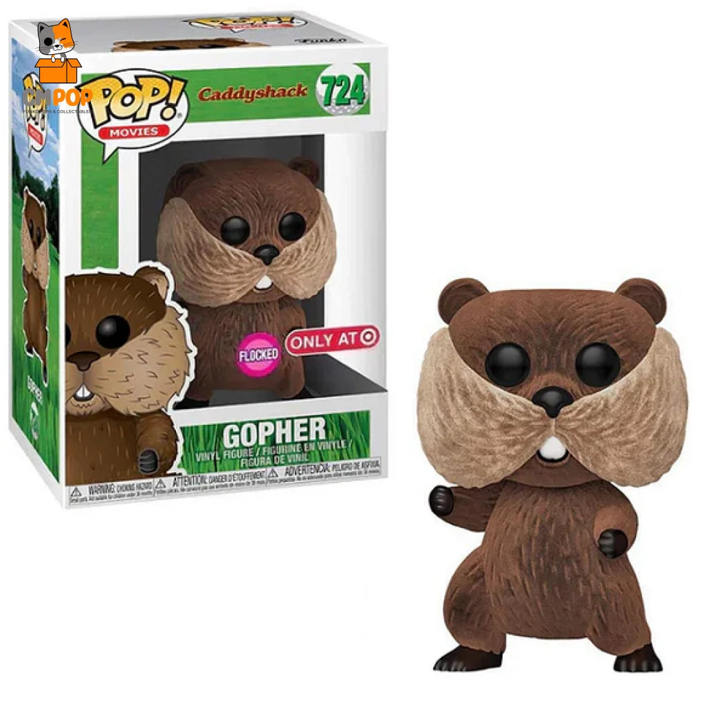 Gopher - #724 Funko Pop! Movies Caddy Shack Flocked Target Exclusive