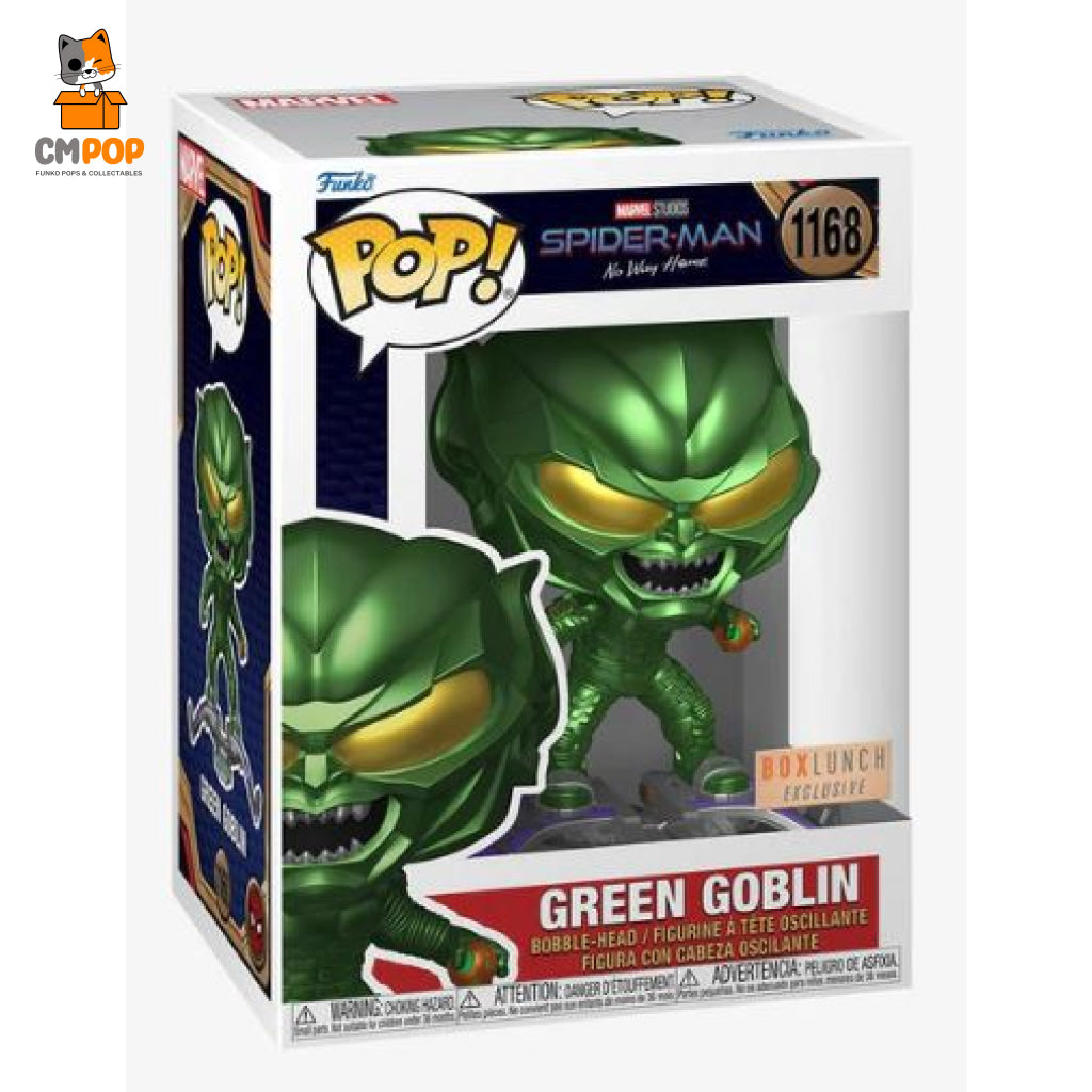 Green Goblin Metallic - #1168 Funko Pop! -Spider-Man Box Lunch Exclusive Pop