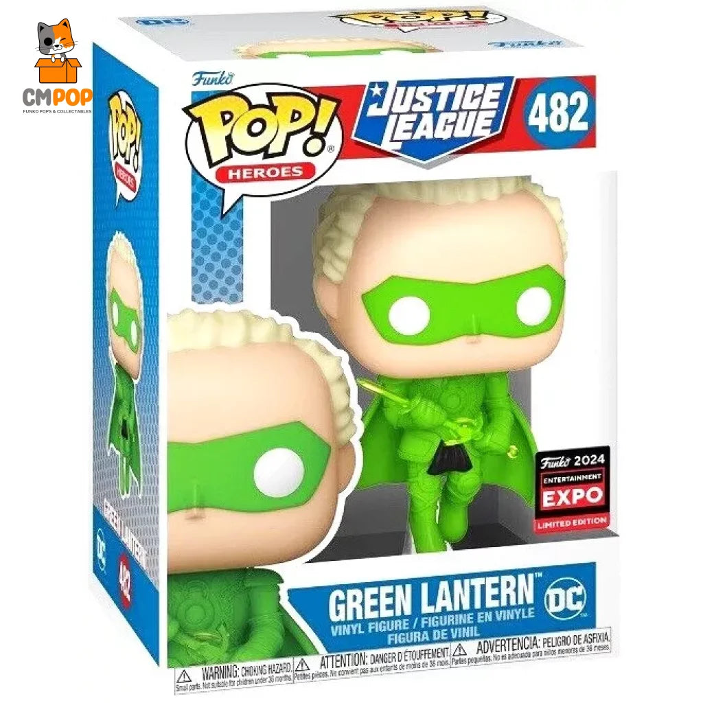 Green Lantern - #482 Funko Pop! Justice League Heroes 2024 Entertainment Expo Limited Edition Pop