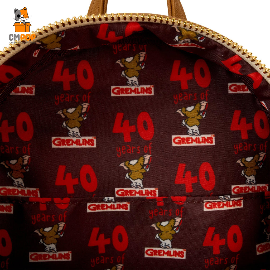 Gremlins 40Th Anniversary Gizmo Mini Backpack - Warner Brothers Loungefly