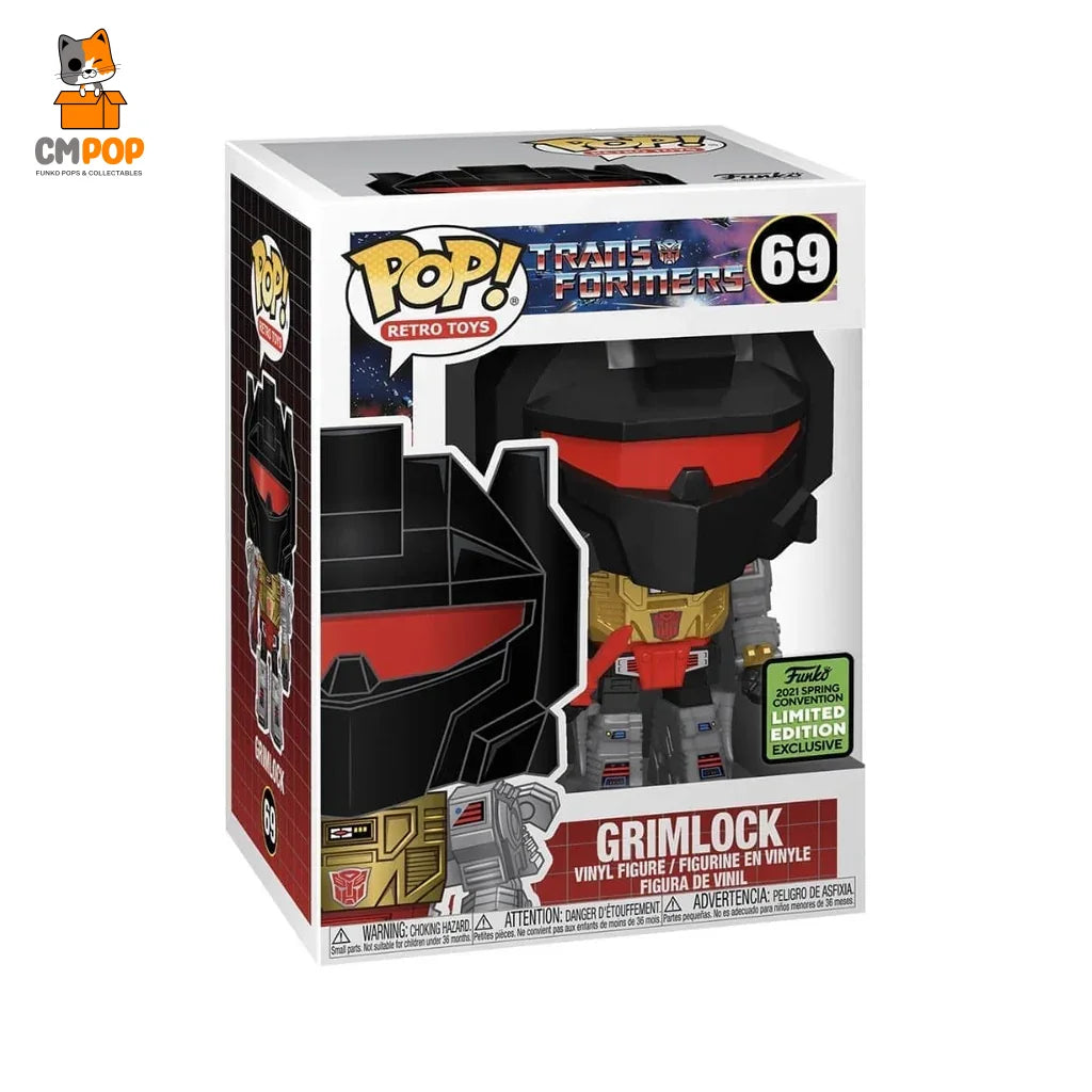 Grimlock - #69 Funko Pop! Retro Toys Transformers 2021 Convention Exclusive