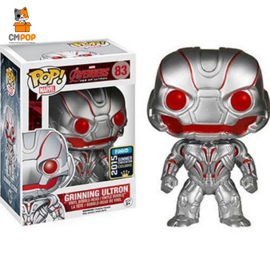 Grinning Ultron - #83 Funko Pop! Avengers Age Of 2015 Summer Con Exclusive Pop