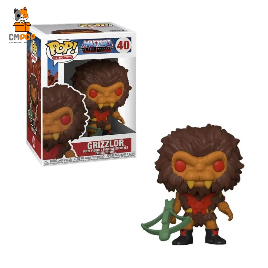 Grizzlor - #40 Funko Pop! Retro Toys Masters Of The Universe Pop