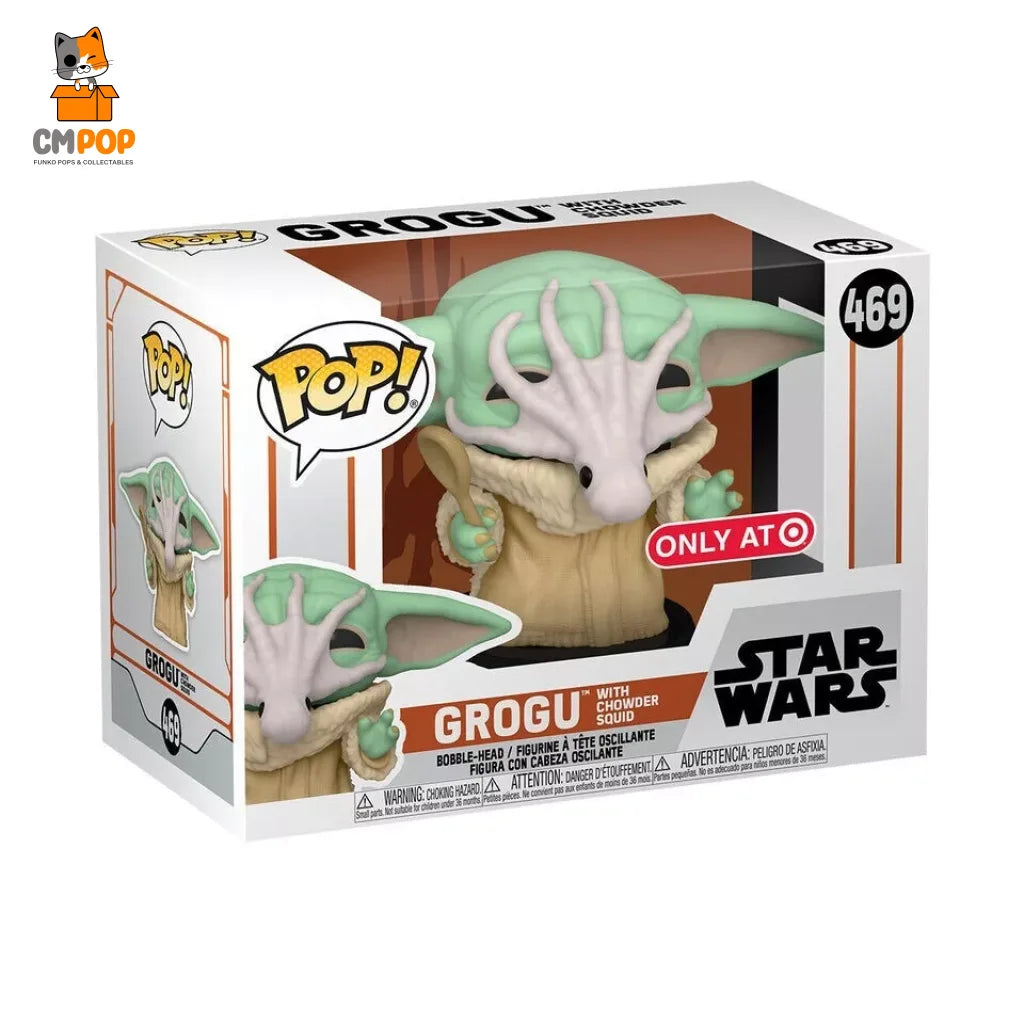 Grogu With Chowder Squid - #469 Funko Pop! Star Wars Target Exclusive Pop