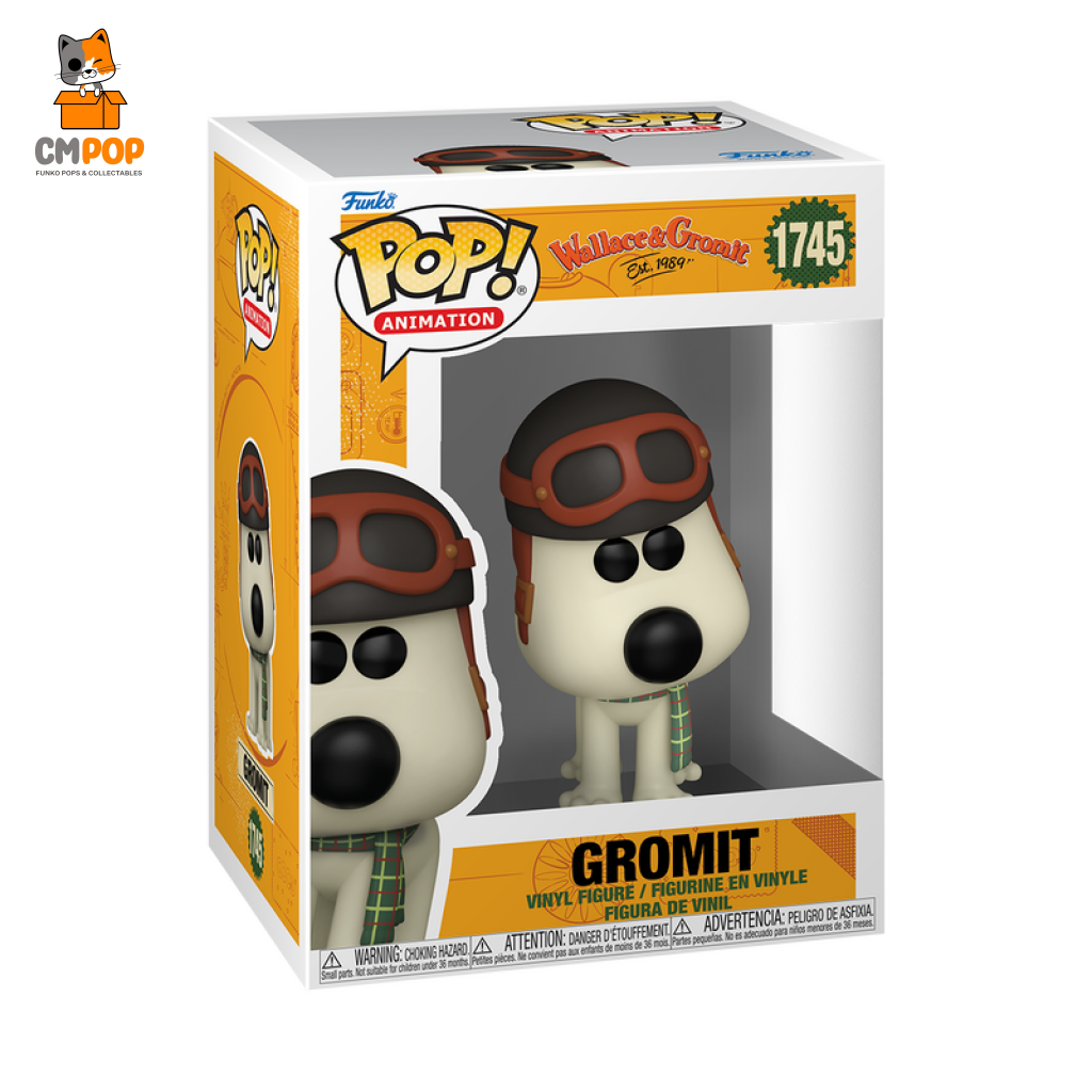 Gromit- #1745- Funko Pop! - Wallace And Grommet Movies Pop