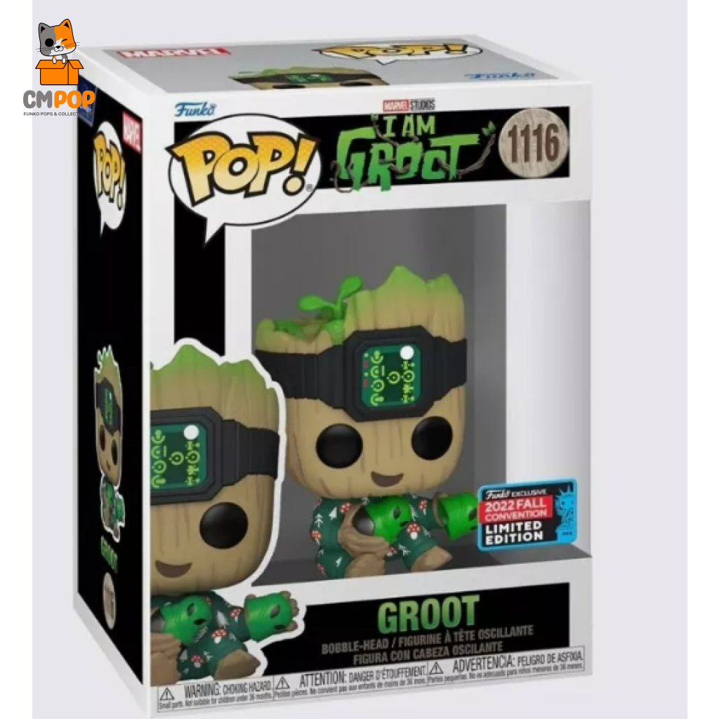 Groot - #1116 Funko Pop! I Am Marvel 2022 Fall Con Limited Edition Pop