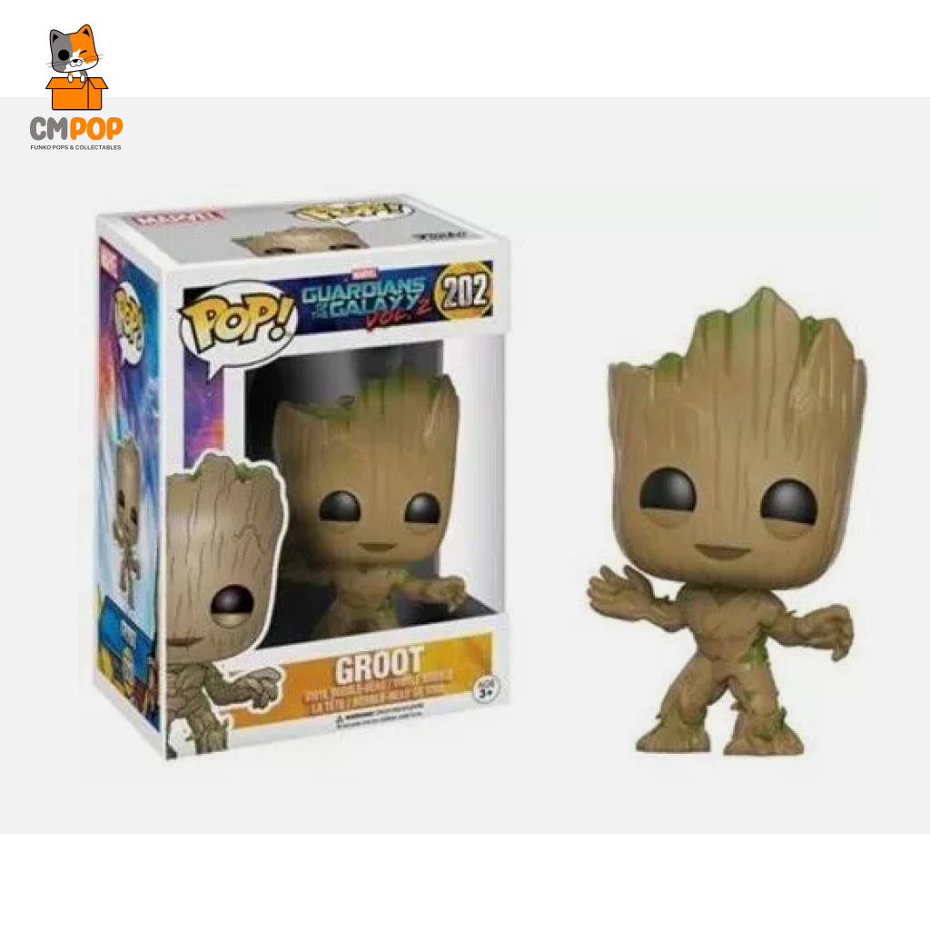 Groot - #202 Funko Pop! Guardians Of The Galaxy Vol 2- Marvel Pop
