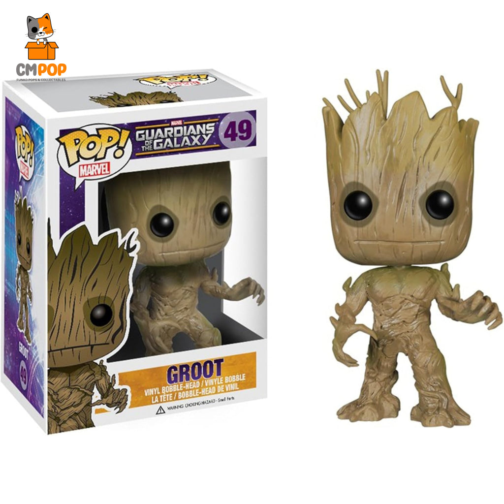 Groot - #49 Funko Pop! Guardians Of The Galaxy Marvel Pop