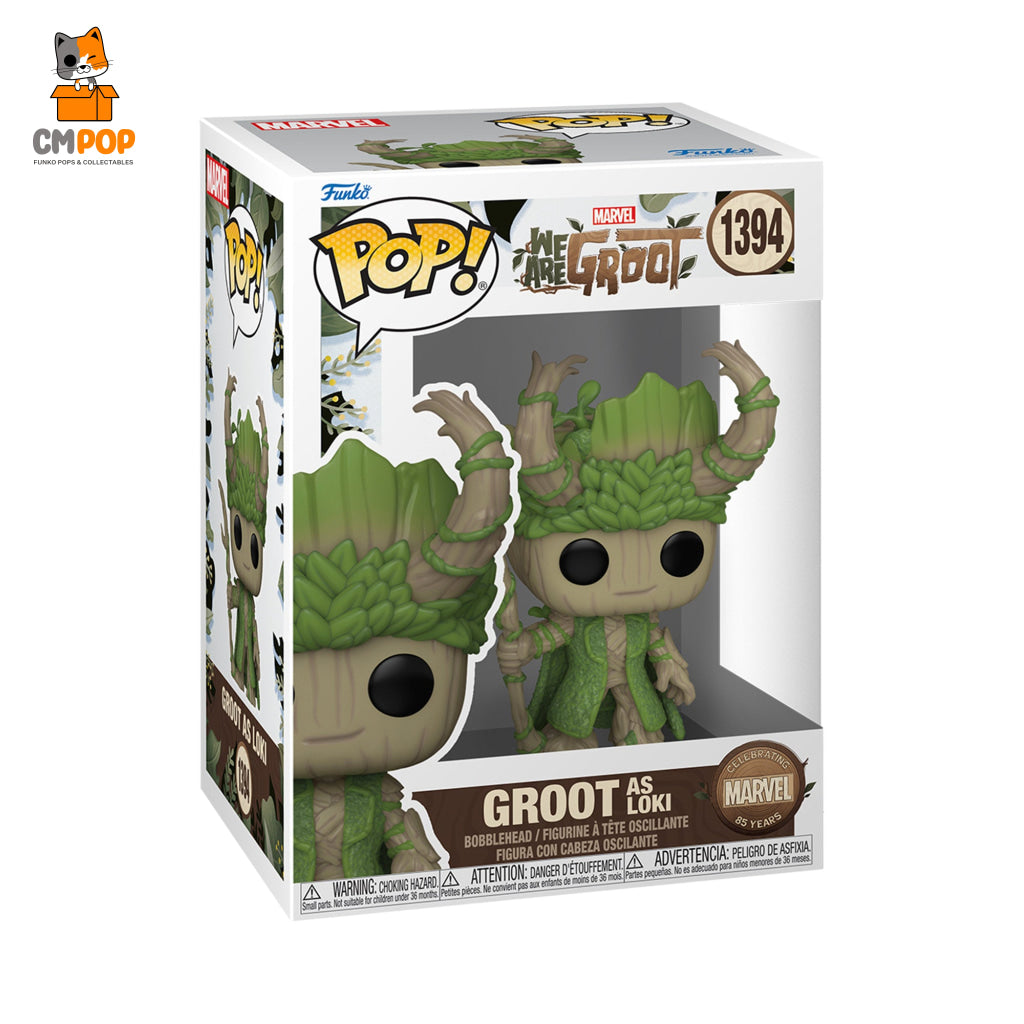 Groot As Loki - #1394- Funko Pop! We Are Marvel Pop