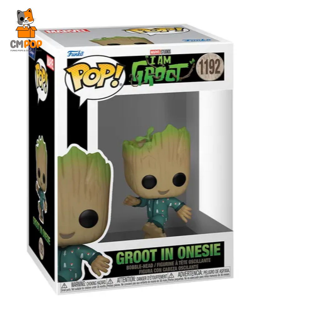 Groot In Onesie (Dancing) - #1192 Funko Pop! I Am Marvel Pop