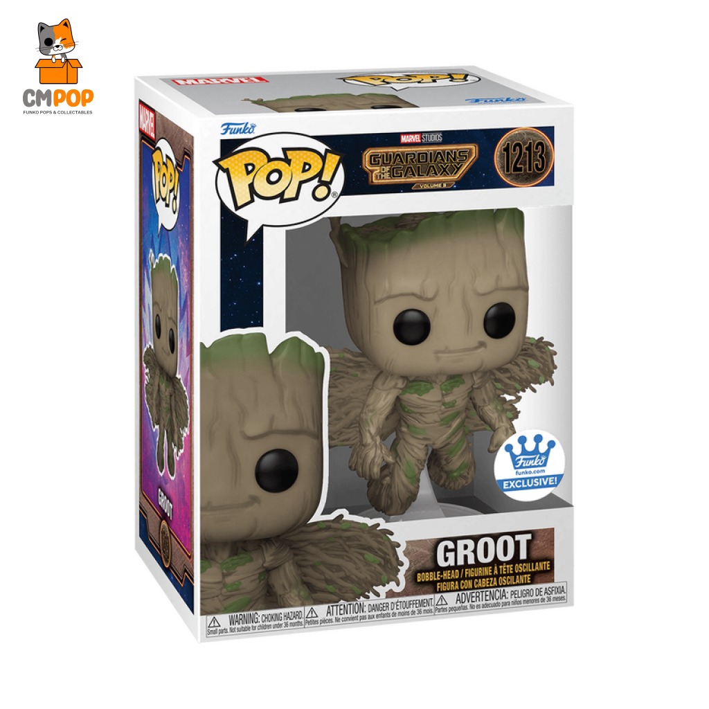 Groot Wings - #1213 Funko Pop! Guardians Of The Galaxy Vol 3 Shop Exclusive Pop